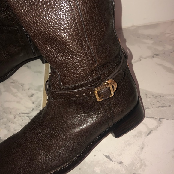 Authentic Tory Burch Marlene Riding Boots - Picture 3 of 6